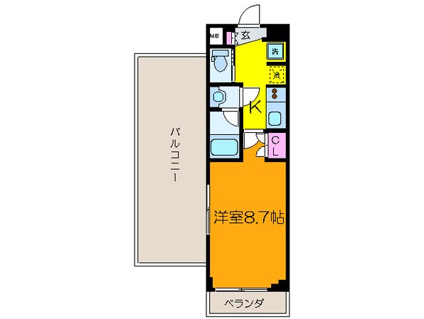 グラントゥル－ス小竹向原(502)の物件間取画像